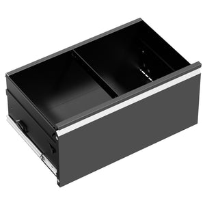 English Elm 4 Drawer Lateral Steel Filing Cabinet with Lock for Home Office Document Storage Black T2398P507525
