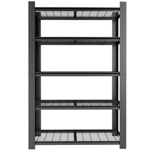 English Elm 72H Five Tier Heavy Duty Steel Wire Shelving Rack for Pantry Garage and Kitchen T2398P544589