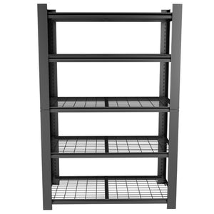 English Elm 72H Five Tier Heavy Duty Steel Wire Shelving Rack for Pantry Garage and Kitchen T2398P544589