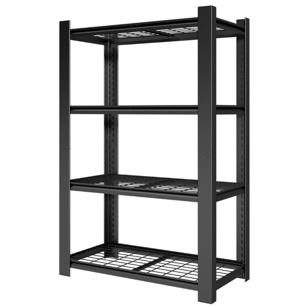 English Elm 60H Four Tier Heavy Duty Steel Mesh Shelving Unit Pantry Garage Kitchen Storage Rack T2398P544590