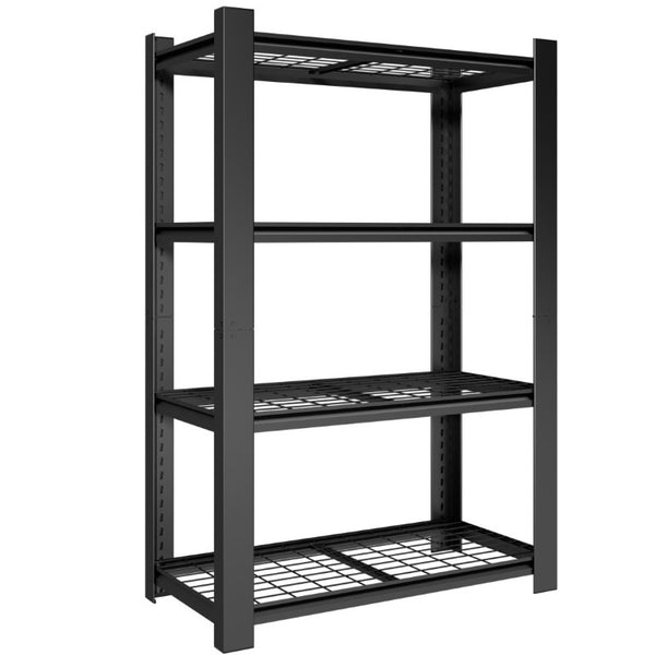 English Elm 60H Four Tier Heavy Duty Steel Mesh Shelving Unit Pantry Garage Kitchen Storage Rack T2398P544590