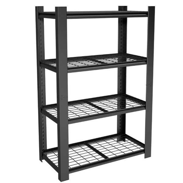 English Elm 60H Four Tier Heavy Duty Steel Mesh Shelving Unit Pantry Garage Kitchen Storage Rack T2398P544590