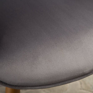 English Elm Doarnin Barrel Back Velvet Accent Chair Tufted Button Detail for Living Room T2574P164268