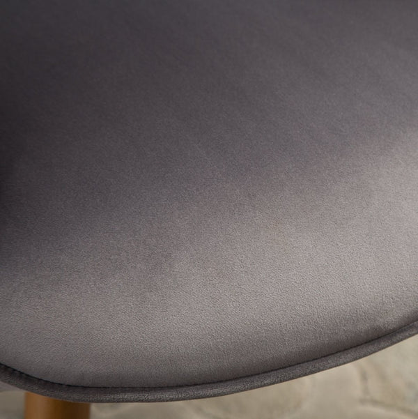English Elm Doarnin Barrel Back Velvet Accent Chair Tufted Button Detail for Living Room T2574P164268