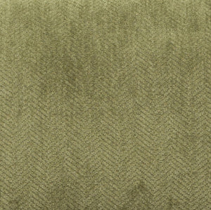 English Elm Pisano Chenille Armless Accent Chair with Graffiti Weave and Espresso Wood Legs Green T2574P164500