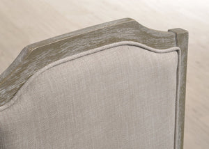 English Elm Ferran Hardwood Dining Chairs Set of 2 Distressed Gray Farmhouse Turned Leg Design T2574P164567