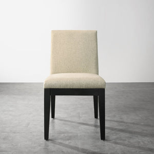 English Elm Roundhill Furniture Rocco Solid Wood Upholstered Dining Chairs Set of 2 for Modern Rooms T2574P164570