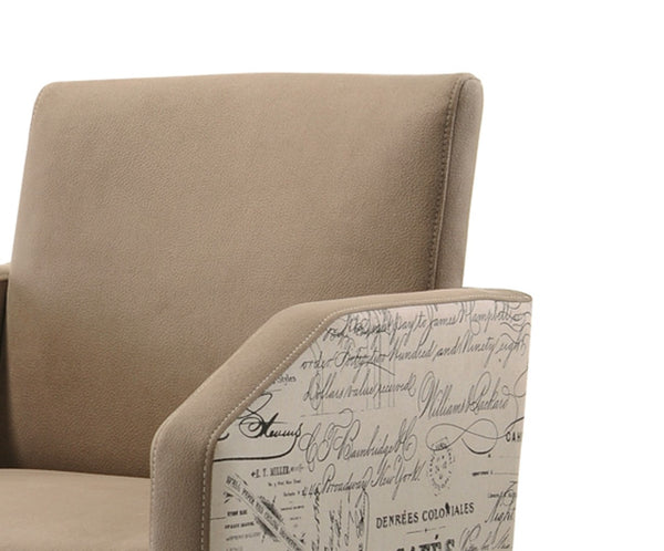 English Elm Birmingham Script Back Dining Arm Chairs with Nail Head Trim Farmhouse Set of 2 T2574P164572