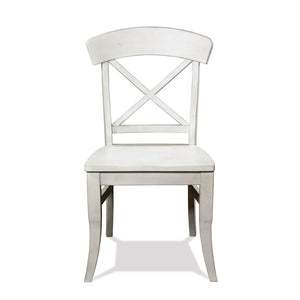 English Elm Harola X-back Solid Hardwood Dining Chairs Farmhouse Cottage Style Set of Two T2574P164579