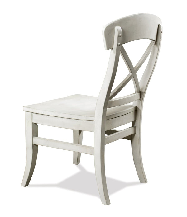 English Elm Harola X-back Solid Hardwood Dining Chairs Farmhouse Cottage Style Set of Two T2574P164579