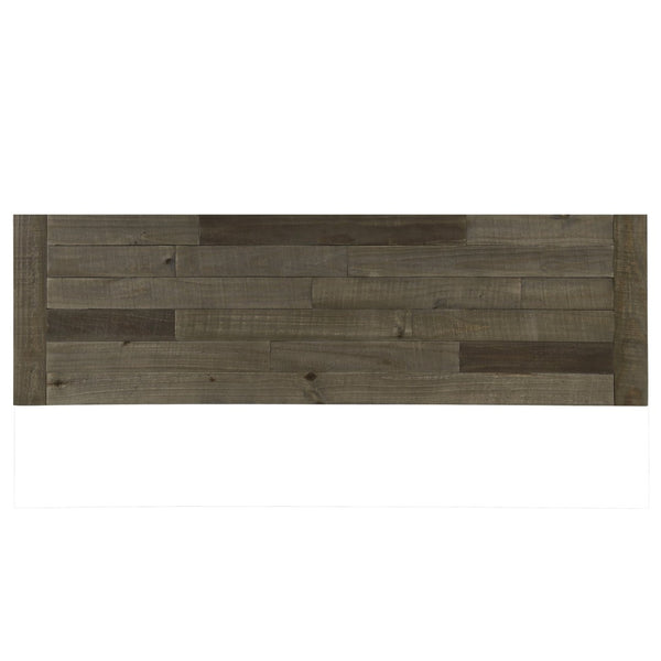 English Elm Prato Solid Rubberwood Dining Bench with Distressed Oak Seat and Turned Farmhouse Legs Blue+Brown T2574P164613