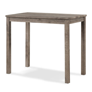 English Elm Sora Counter Height Dining Set with Tufted Saddle Stools for Breakfast Nook Spaces Taupe T2574P164803