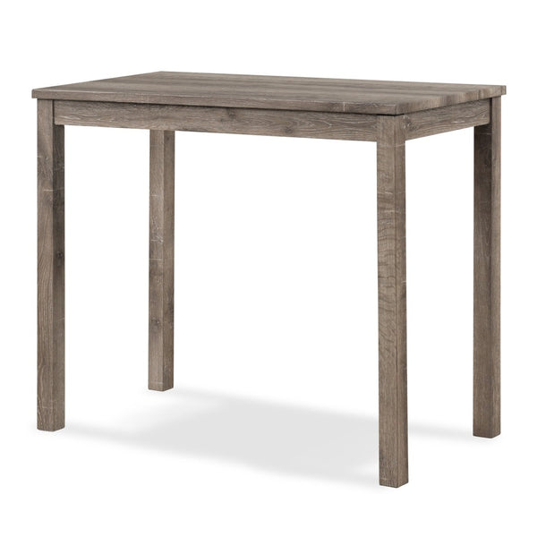 English Elm Sora Counter Height Dining Set with Tufted Saddle Stools for Breakfast Nook Spaces Taupe T2574P164803