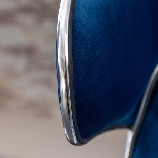 English Elm Masaccio Velvet Swivel Barstools with Chrome Base Adjustable Height Set of Two T2574P164844