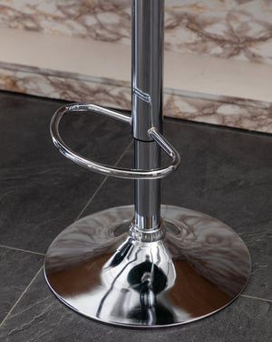 English Elm Masaccio Velvet Swivel Barstools with Chrome Base Adjustable Height Set of Two Green T2574P164845