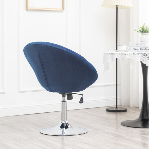 English Elm Noas Velvet Tufted Swivel Chair with Hydraulic Lift for Home Office or Bedroom T2574P164848