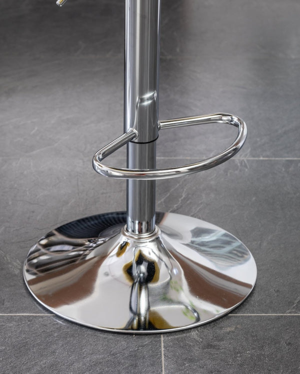 English Elm Breni Velvet Tufted Swivel Barstool Set with Chrome Base for Kitchen or Home Bar Yellow T2574P164873