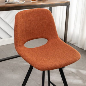English Elm Porth Upholstered Counter Stools Set of 2 Foam Padded Polyester Seats for Kitchen Islands T2574P165089