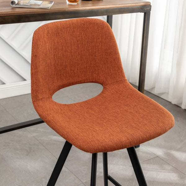 English Elm Porth Upholstered Counter Stools Set of 2 Foam Padded Polyester Seats for Kitchen Islands T2574P165089
