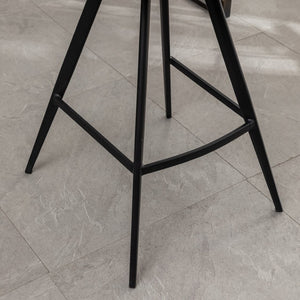 English Elm Porth Upholstered Counter Stools Set of 2 Foam Padded Polyester Seats for Kitchen Islands T2574P165089