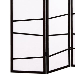English Elm 3-panel Pine Frame Rice Paper Folding Screen for Minimalist Bedroom or Studio Space T2574P165143