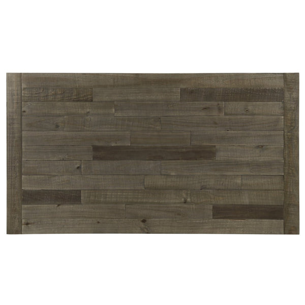 English Elm Prato Farmhouse Rectangular Wood Dining Table Seats Six with Distressed Two-Tone Finish T2574P165161
