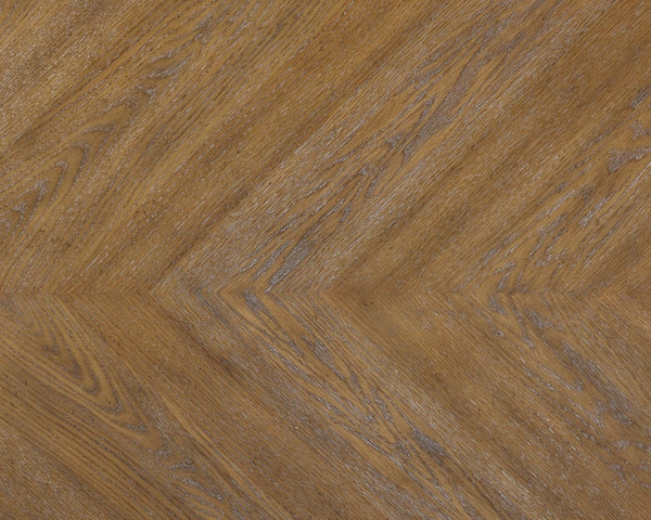 English Elm Belleza French Provincial Dining Table Seats Six with Distressed Two-tone Wood Finish T2574P165171