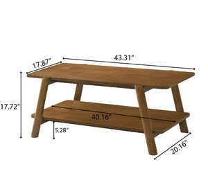 English Elm Metz Mid-century Coffee Table with Walnut Veneer Top and Sculptural Rubberwood Legs T2574P184956
