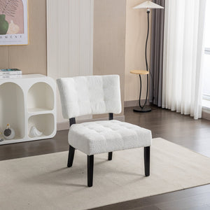 English Elm Movile Boucle Button Tufted Oversized Accent Chair Hardwood Frame Lounge Seating T2574P185198