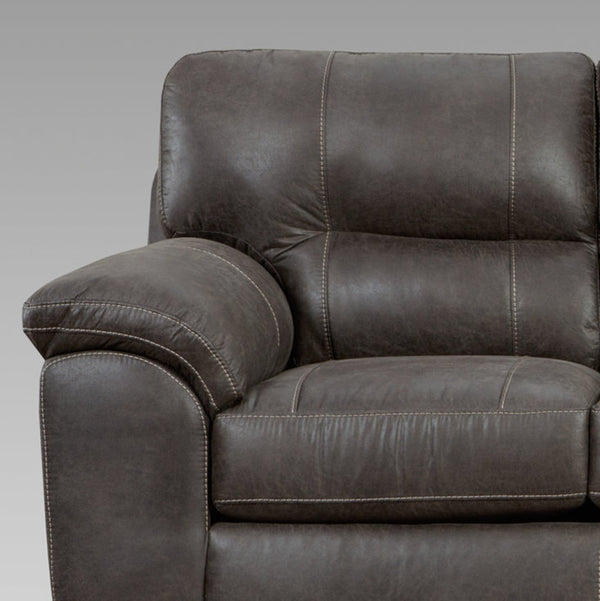 English Elm Tirana Pillow Top Tufted Loveseat with Faux Leather Upholstery for Modern Living T2574P195190