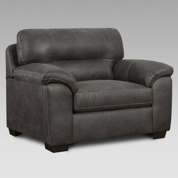 English Elm Tirana Four Piece Faux Leather Living Room Set with Plush Pillow Top Arms T2574P195191