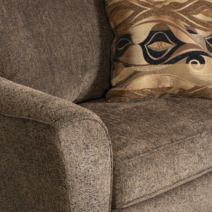 English Elm Camero Overstuffed Fabric Accent Chair and Ottoman Set for Casual Living Rooms T2574P195447