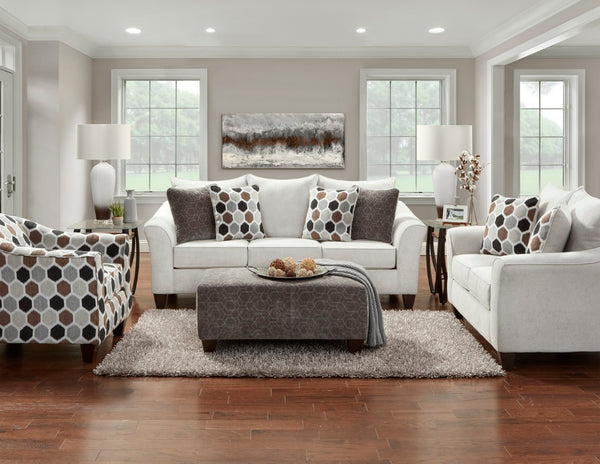 English Elm Camero Pillow Back Accent Armchair Textured Silver Fabric with Espresso Block Legs Multicolor T2574P195450