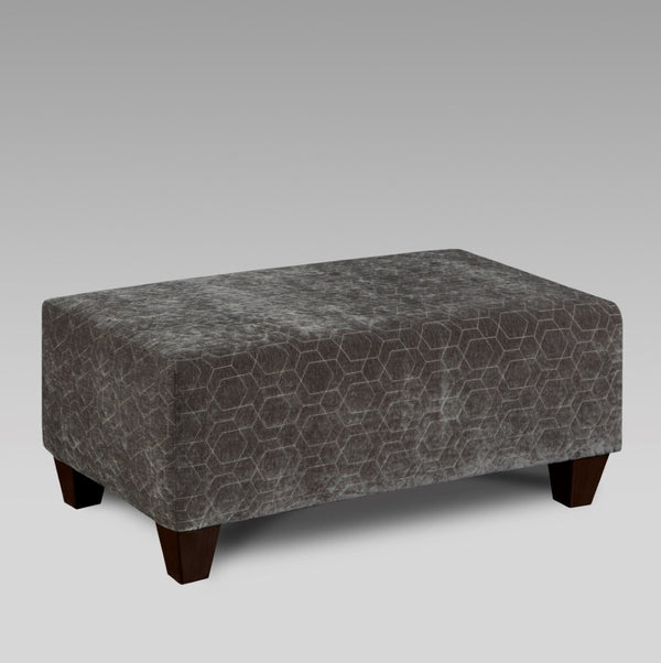 English Elm Camero Microfiber Cocktail Ottoman with Quilted Mission Style and Hardwood Frame T2574P196582