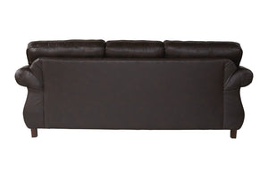 English Elm Leinster Faux Leather Sofa and Loveseat with Nailhead Trim for Elegant Living T2574P196943