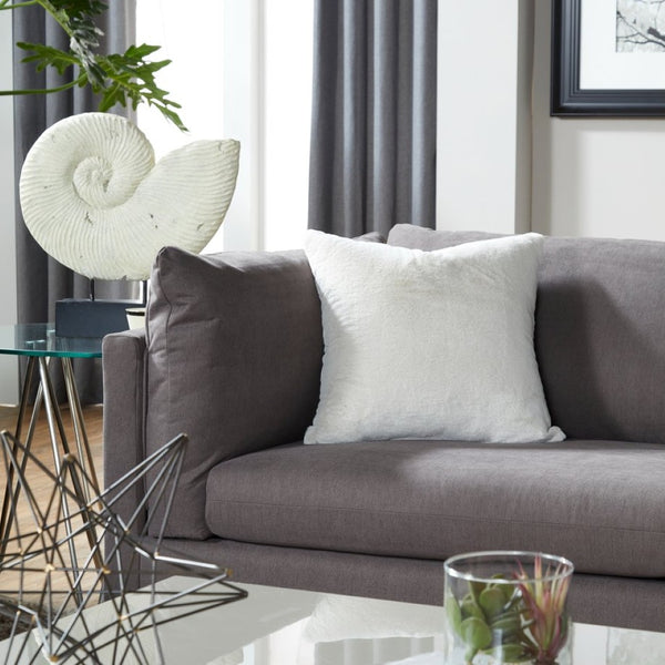 English Elm Enda Pillow Back Upholstered Sofa Set with Cuddler Chair for Modern Living Rooms Carbon Gray T2574P198407