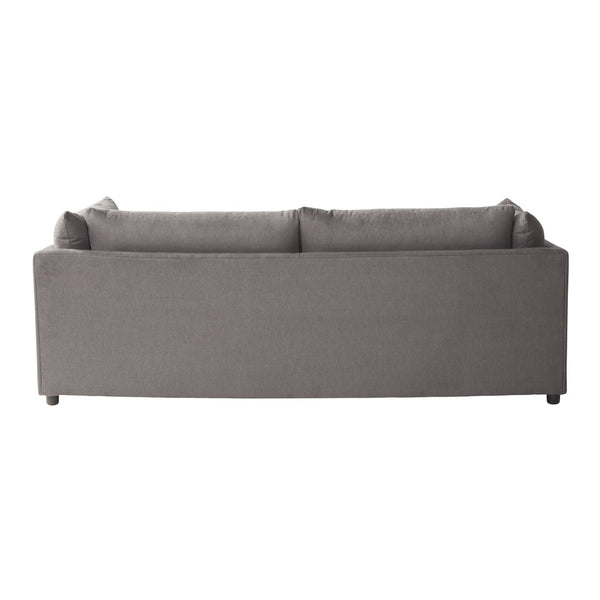 English Elm Enda Pillow Back Upholstered Sofa Set with Cuddler Chair for Modern Living Rooms Carbon Gray T2574P198407