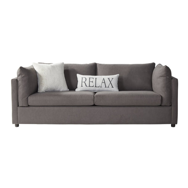 English Elm Enda Deep Seat Pillow Back Fabric Sofa for Casual Contemporary Living Rooms T2574P198759