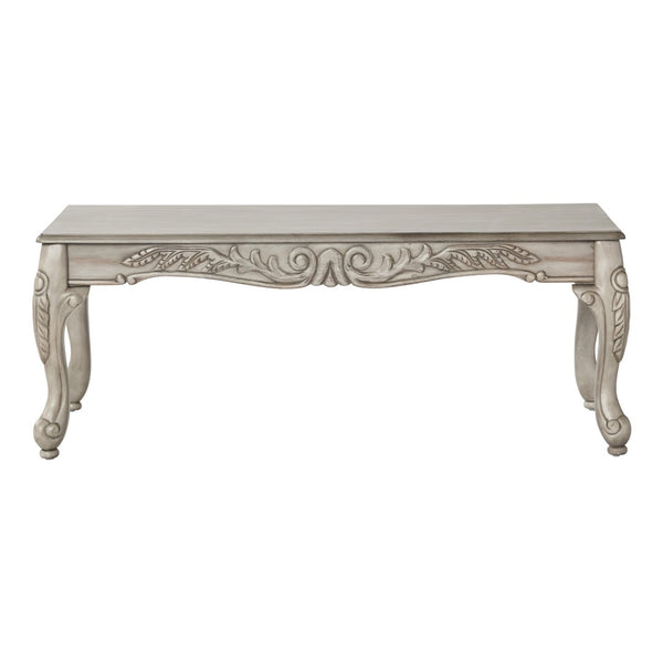 English Elm San Marino Hand-carved Sofa Loveseat and Tables Set Two-tone Faux Leather Living Room T2574P198801