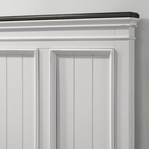 English Elm Clelane Shiplap Queen Bedroom Set Five Piece Modern Farmhouse Weathered Wood Collection T2574P204504