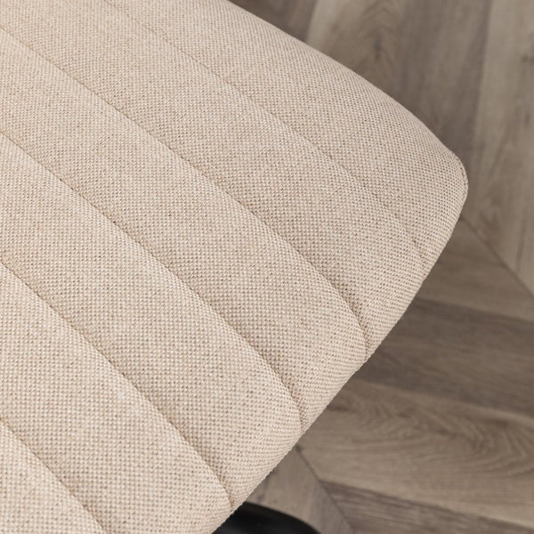 English Elm Masar Breathable Fabric Task Chair with Foam Cushion and Pneumatic Swivel Base Beige T2574P206309