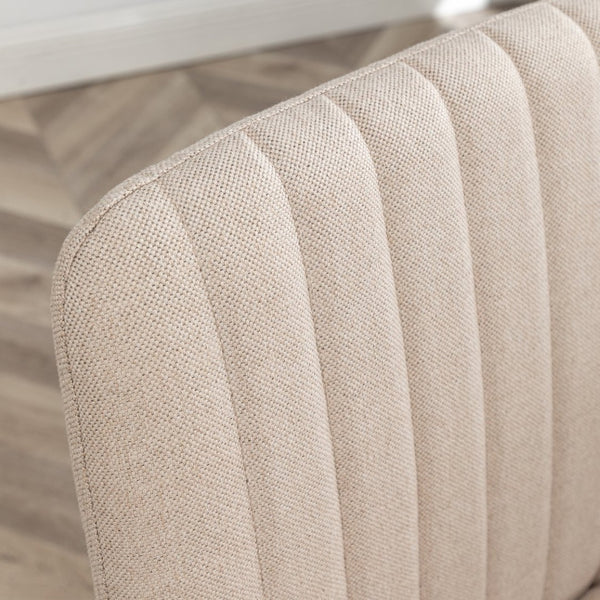 English Elm Masar Breathable Fabric Task Chair with Foam Cushion and Pneumatic Swivel Base Beige T2574P206309