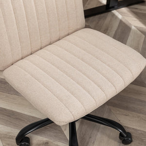 English Elm Masar Breathable Fabric Task Chair with Foam Cushion and Pneumatic Swivel Base Beige T2574P206309