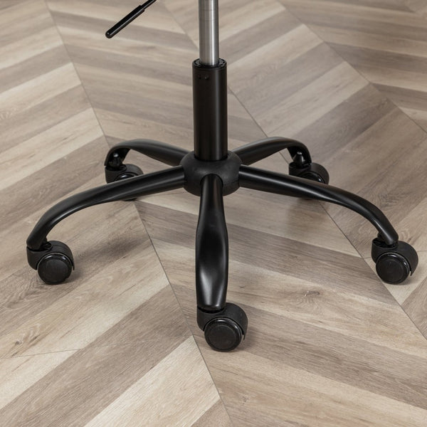 English Elm Masar Breathable Fabric Task Chair with Foam Cushion and Pneumatic Swivel Base Gray T2574P206311