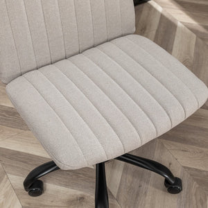 English Elm Masar Breathable Fabric Task Chair with Foam Cushion and Pneumatic Swivel Base Gray T2574P206311