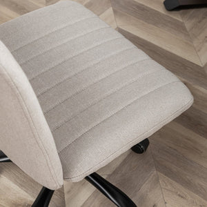 English Elm Masar Breathable Fabric Task Chair with Foam Cushion and Pneumatic Swivel Base Gray T2574P206311