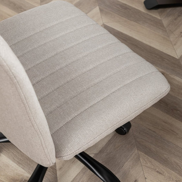 English Elm Masar Breathable Fabric Task Chair with Foam Cushion and Pneumatic Swivel Base Gray T2574P206311