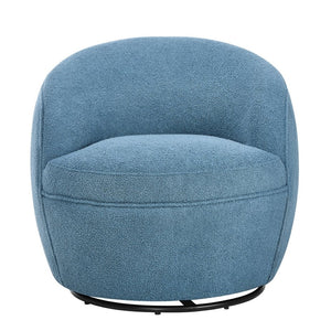 English Elm Galleria Sherpa Plush Barrel Swivel Accent Chair for Living Room Reading Nook T2574P241740