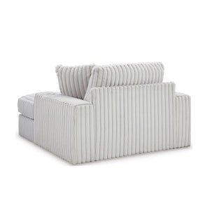 English Elm Azulu Jumbo Cord Oversized Chaise Lounge with Cup Holders and Usb Port for Media Rooms T2574P463896