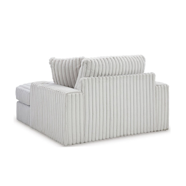 English Elm Azulu Jumbo Cord Oversized Chaise Lounge with Cup Holders and Usb Port for Media Rooms T2574P463896